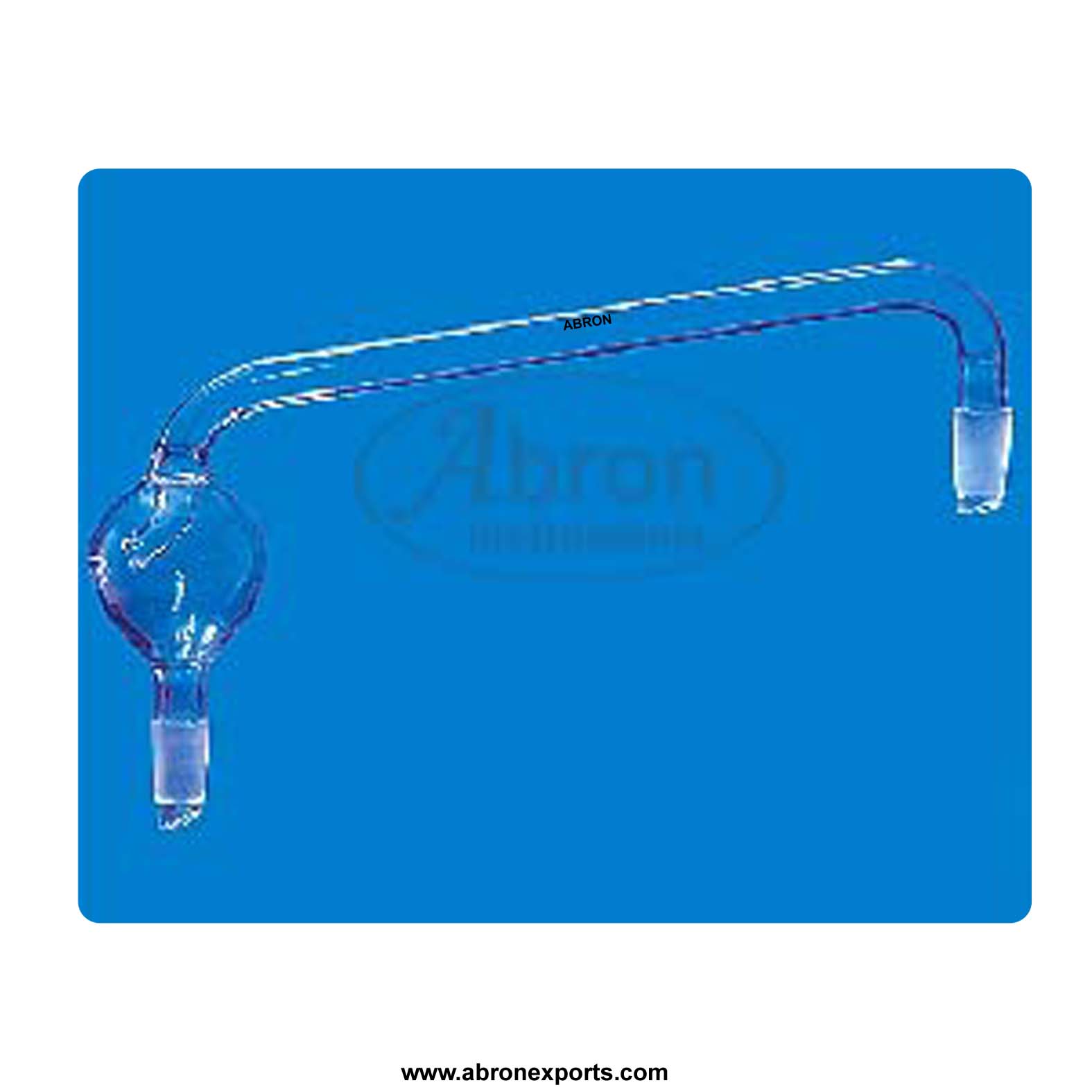 Splash Heads Pear Shape Vertical Borosilicate Glass abrosil abron AC-2033-01